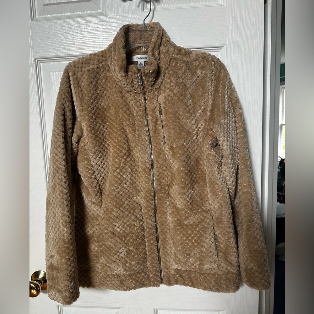 New condition CK zip up fleece jacket